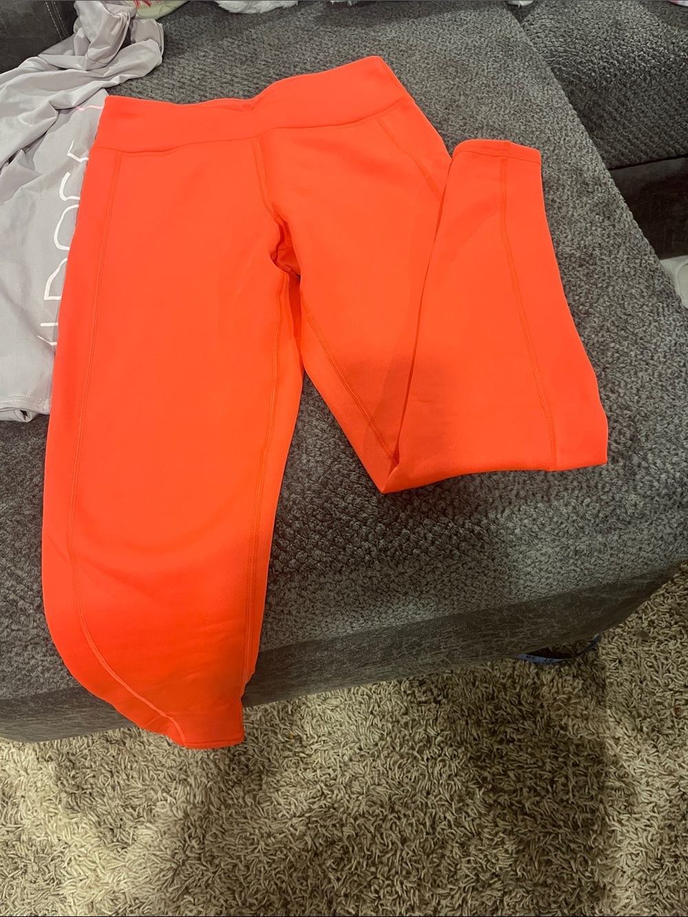 Ozark Trail Neon Orange Kids Leggings